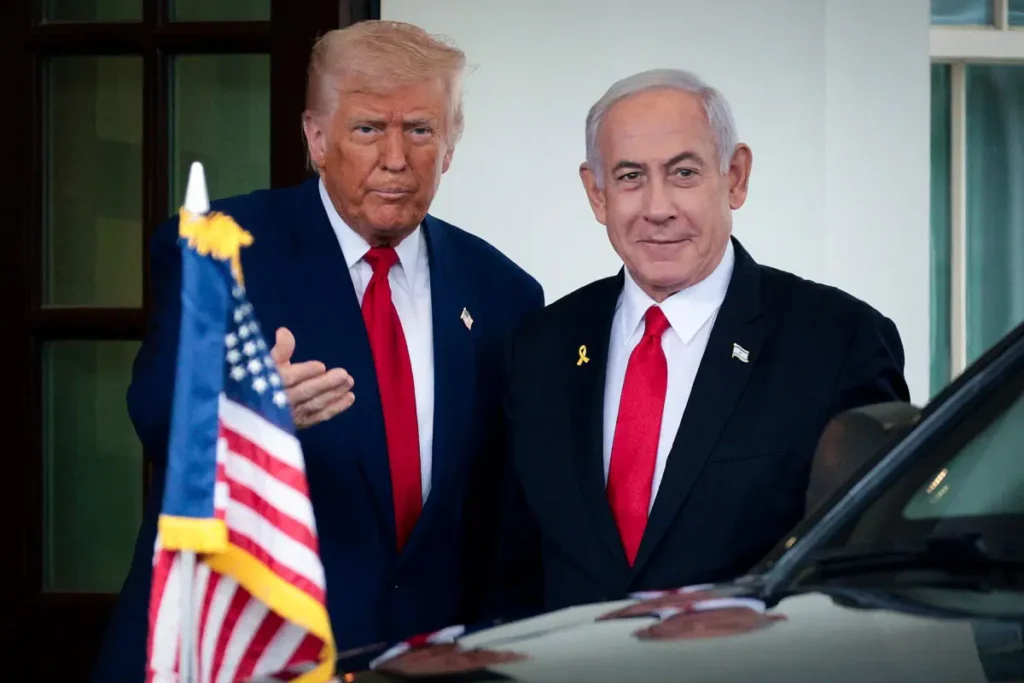 Photo of Trump and Netanyahu