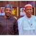 Photo of Ahmed Musa and Governor Abba Kabir Yusuf