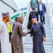 Vice President Kashim Shettima arrives in London