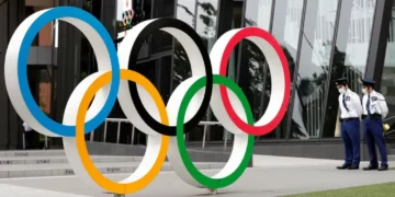 Qatar Formally Bids to Host 2036 Olympics, Aims to Make Regional History Photo of Olympics Sign