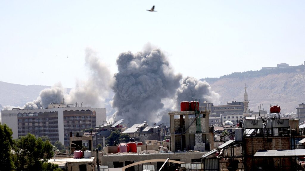 Israel Bombs Syrian Military HQ