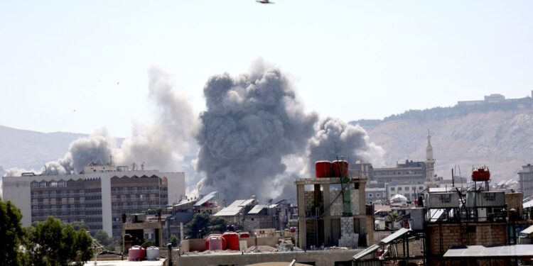 Israel Bombs Syrian Military HQ