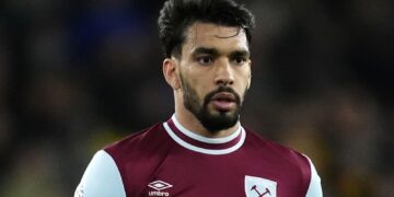 Photo of West Ham United midfielder Lucas Paqueta