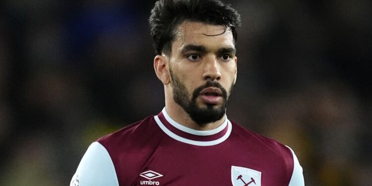 Photo of West Ham United midfielder Lucas Paqueta