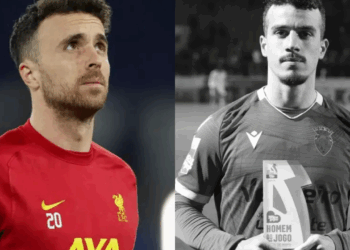 Photo of Diogo Jota, and his younger brother Andre