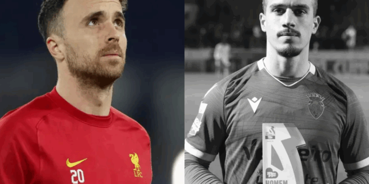 Photo of Diogo Jota, and his younger brother Andre