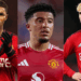 Photo combo of Rashford, Sancho, and Garnacho