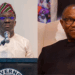 Photo combo of Monday Okpebholo and Peter Obi