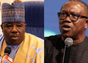 Ali Modu Sheriff and Peter Obi