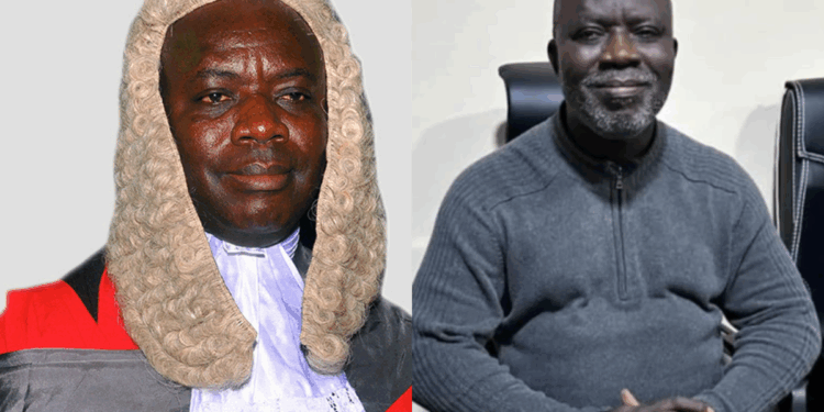 Photo combo of Justice Ebiyerin Omukoro