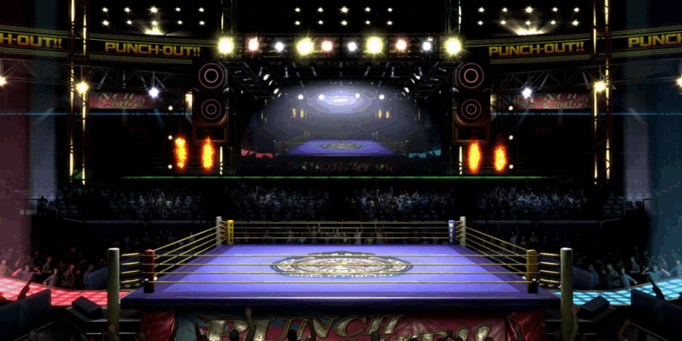 Photo of a boxing ring