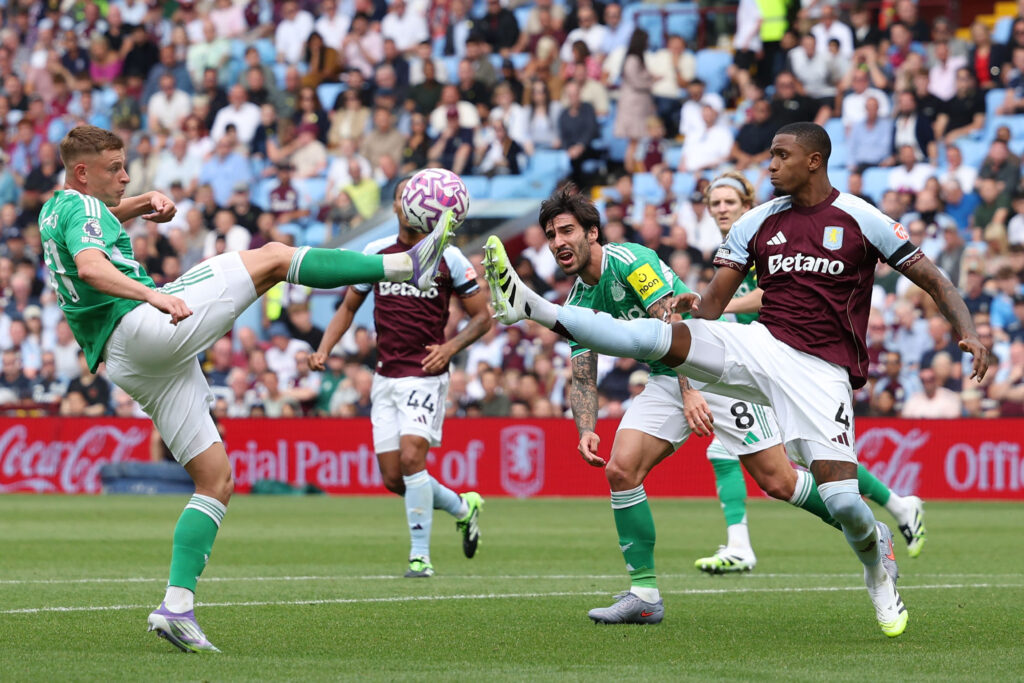Aston Villa and Newcastle United