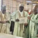 Senators-elect and members-elect of the House of Representatives of the by-elections receive Certificate of Return at the INEC headquarters on Thursday. Photo: INEC