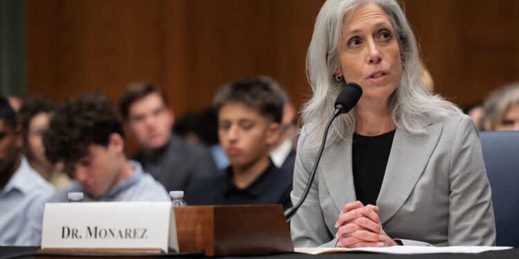 Photo of Susan Monarez, a seasoned health scientist.