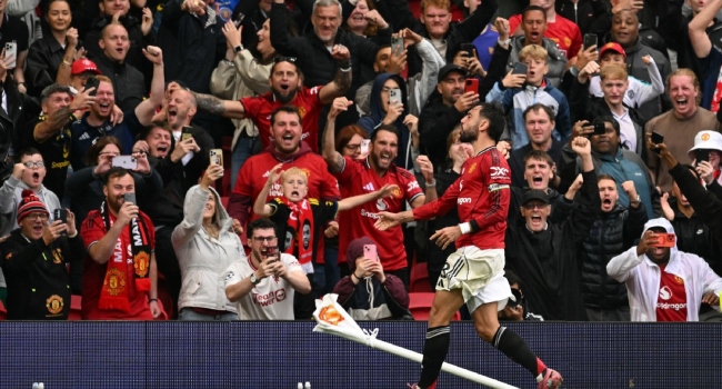 Bruno Fernandes man united burnley