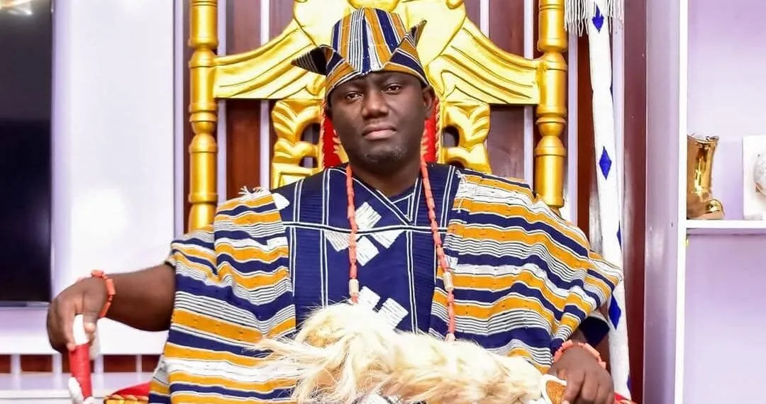 Photo of The Alaafin of Oyo, Oba Akeem Owoade.