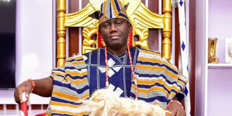 Photo of The Alaafin of Oyo, Oba Akeem Owoade.