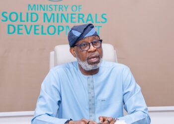 The Minister of Solid Minerals Development, Dele Alake.