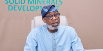 The Minister of Solid Minerals Development, Dele Alake.