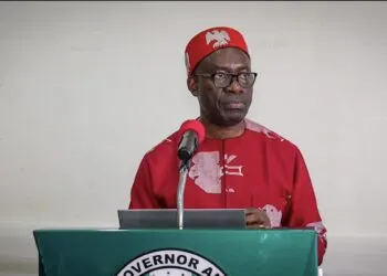 Photo of Anambra State governor, Prof Chukwuma Soludo.