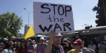 Israeli Protesters Demand End to Gaza War, Release of Remaining Hostages Photo of Israeli Protesters