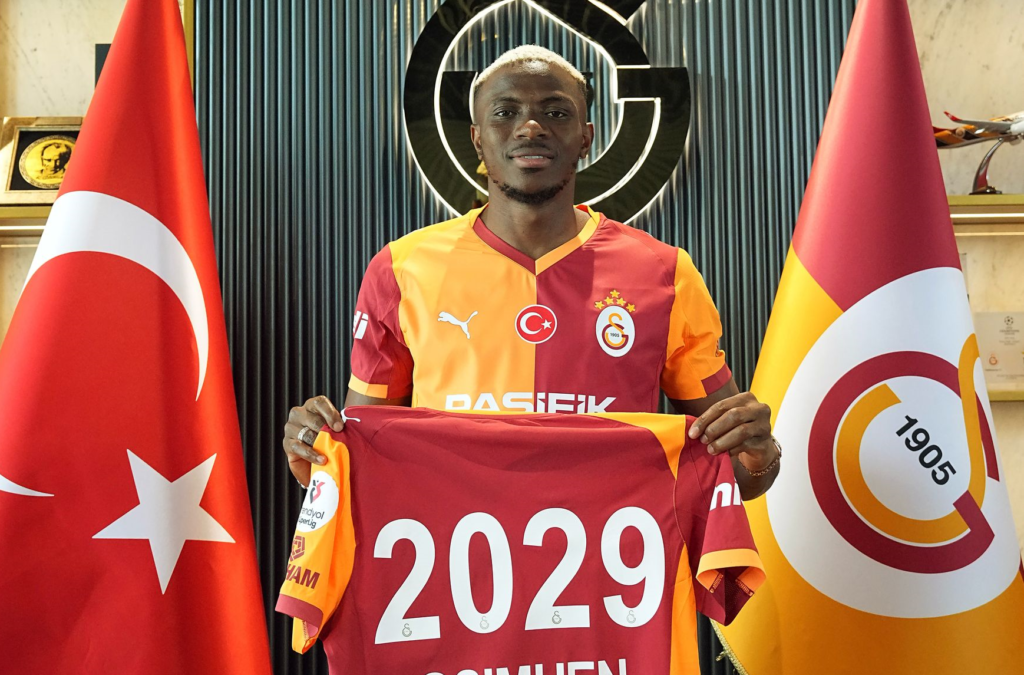 Moment Victor Osimhen Sealed Move to Galatasaray