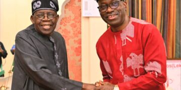 President Tinubu Congratulates Soludo on Landslide Re-election Victory in Anambra Photo of Tinubu and Soludo
