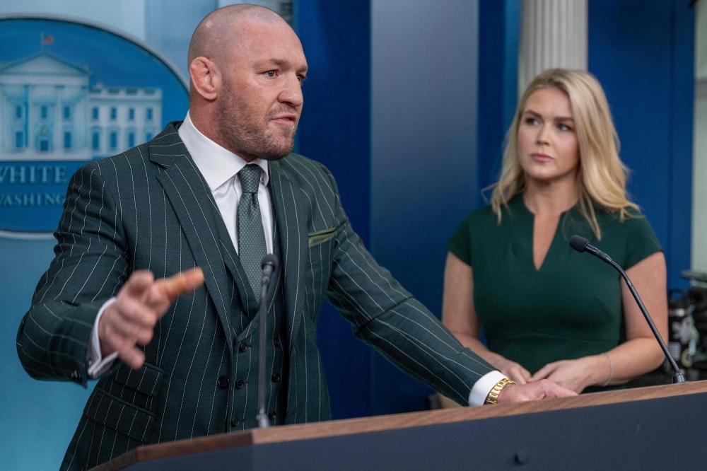 Photo of Conor McGregor at the white house