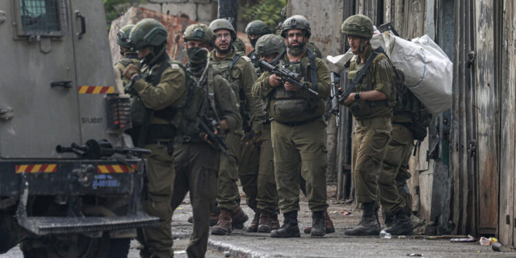 Israeli Military Raid in Nablus