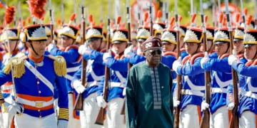 Brazil Welcomes Nigeria’s President Tinubu with Full Military Honours at Planalto Palace President Tinubu in Brazil