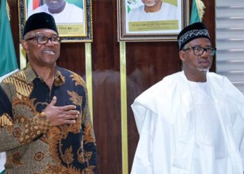 Photo of Peter Obi and Bala Mohammed