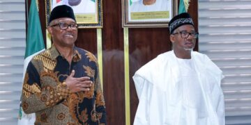 Photo of Peter Obi and Bala Mohammed