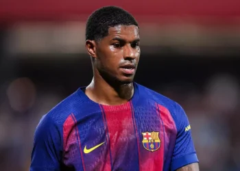 Photo of Marcus Rashford in barcelona
