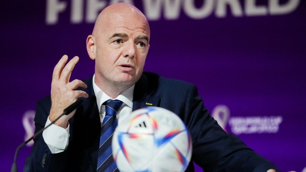 Photo of FIFA President Gianni Infantino