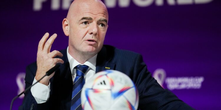 Photo of FIFA President Gianni Infantino