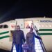 President Bola Tinubu arrival at an airport