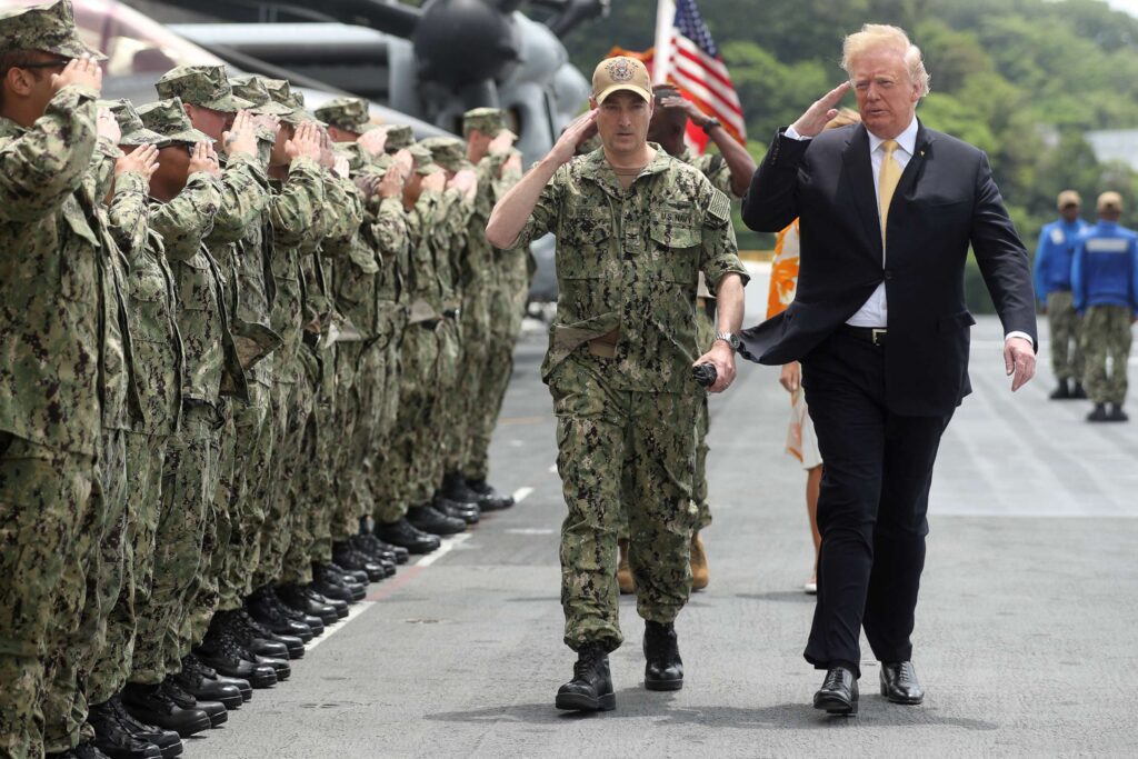 Trump Deploys Troops in Washington Amid ‘Crime Emergency’ Claims trump military rt jt 190709 hpMain