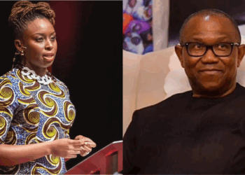 Peter Obi and Chimamanda Adichie