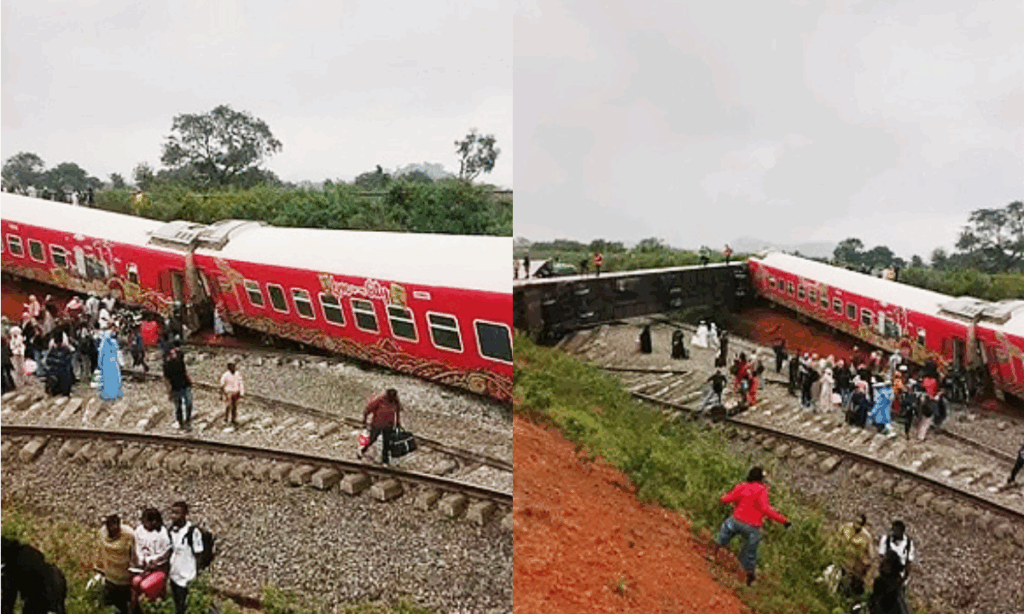 Train travelling from Abuja to Kaduna