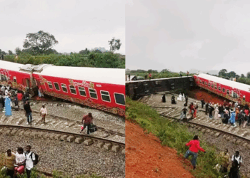 Train travelling from Abuja to Kaduna