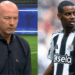 Photo combo of Alan Shearer and Alexander Isak
