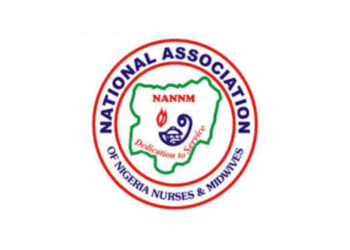 The logo of the National Association of Nigerian Nurses and Midwives, Federal Health Institutions sector.