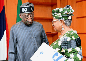 Photo of Dr. Ngozi Okonjo-Iweala and President Bola Tinubu