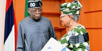 WTO Chief Praises Tinubu’s Economic Reforms, Launches Women’s Digital Export Fund in Nigeria Photo of Dr. Ngozi Okonjo-Iweala and President Bola Tinubu