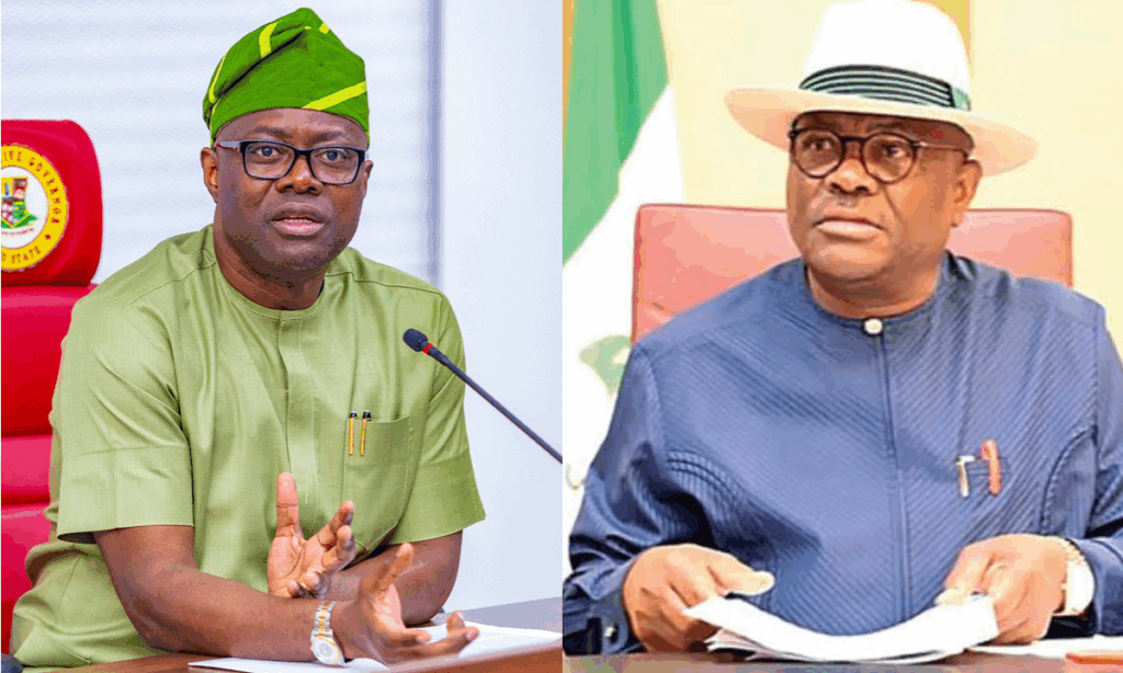 Photo combo of Wike and Makinde