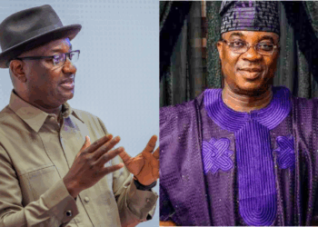 Photo combo of Festus Keyamo and Wasiu Ayinde