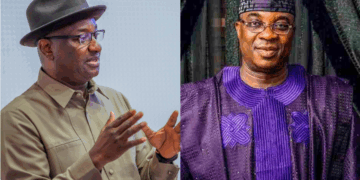 Photo combo of Festus Keyamo and Wasiu Ayinde