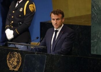 Emmanuel Macron at the UNGA