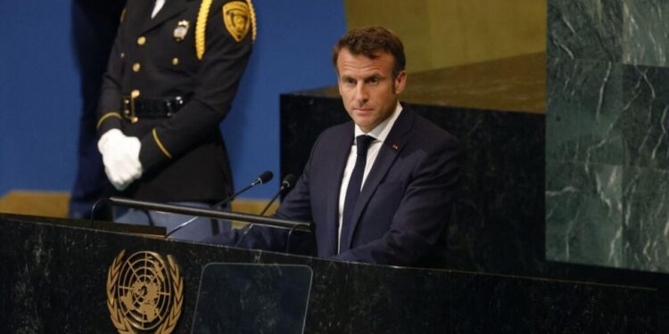 Emmanuel Macron at the UNGA