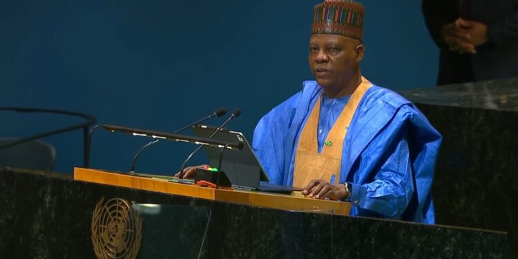 Photo of Kashim Shettima at UNGA